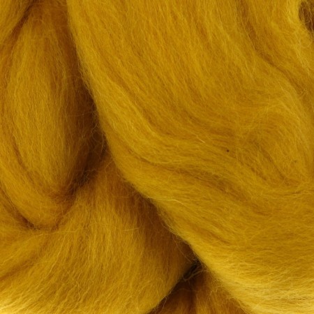 Fasting wool 100% half -toned wool 50 g (099 hv. Mustard)