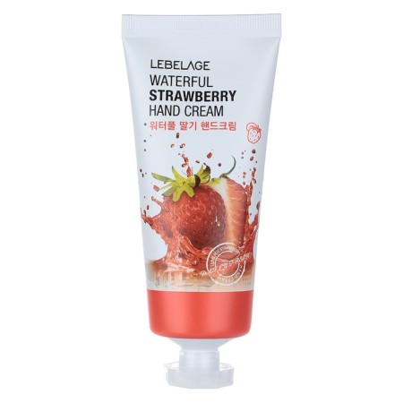 Hand cream with LEBELAGE WATERFUL StRAWBERRY 100 ml strawberry extract-1