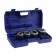 Set of KVAPPOV TURABLE TUNDRA, 1/2 "-4" -1 "-1 1/4" + ratchet assembly, 7 items