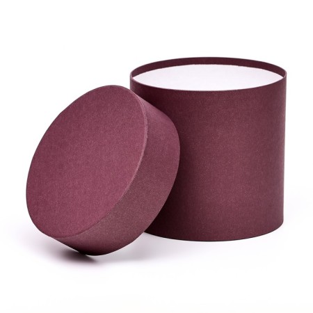 Set of round boxes 5 in 1, "sophistication" 23x23-15x15-4