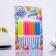 Candles for the cake "Neon", 12 pcs, multi -colored, tall, 10 cm