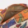 Sports bag with lightning, without lining, external pocket, orange/beige color