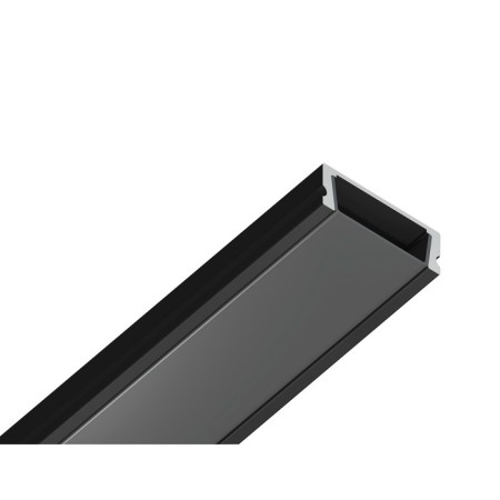 Profile aluminum invoice Ambrella Illumination Alum Profile, GP1700BK/BK, 2000x6x15.5 mm, black color, black disper-2