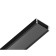 Profile aluminum invoice Ambrella Illumination Alum Profile, GP1700BK/BK, 2000x6x15.5 mm, black color, black disper