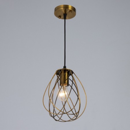 Bayerlux lamp "Billy" E27 40W gold 18x18x20-120cm-1