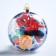 3D applique in the ball "New Year" 8 cm, Spider-Man
