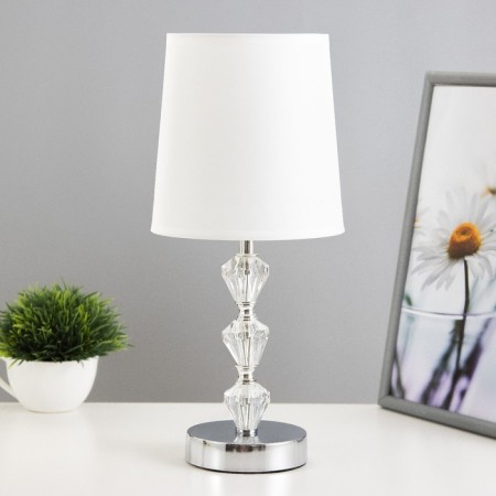 Vanessa table lamp E14 40W chrome 22.5x22.5x28 cm Risalux