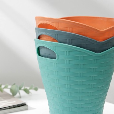 Plastic basket for storage "Elegant.fire", 12 × 12 × 15 cm, color mix-4