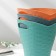 Plastic basket for storage "Elegant.fire", 12 × 12 × 15 cm, color mix