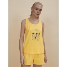 Female set, size s, yellow color