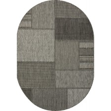 Ковёр овальный Merinos Kair, размер 160x300 см, цвет gray