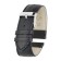 Watch strap, male, 20 mm, harness 90 mm, larynx 125 mm, black, elongated