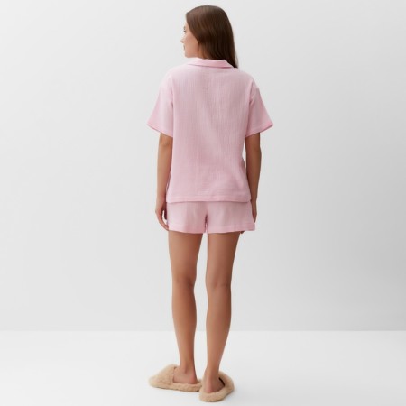 Female pajamas (shirt, shorts) KAFTAN "BASIC" p. 48-50, pink-4