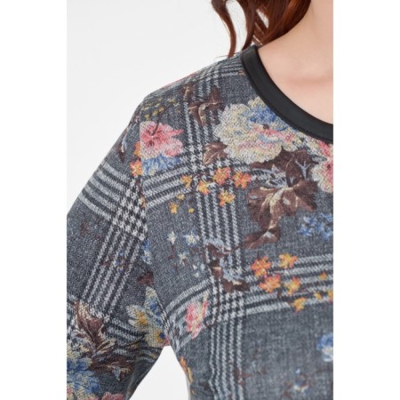 Women's dress, size 56, blue color-2