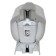 Liquid soap dispenser 8619, 0.38 l, plastic, chrome