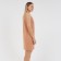 Female homemade set (robe/shirt), beige color, size 52