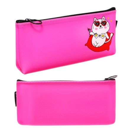 Penal soft, 1 compartment, 35 x 190 x 75 mm, voluminous, colorio, silicone, yellow
