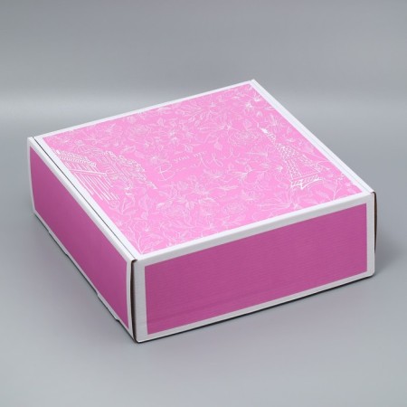 Gift folding box, packaging, you are beautiful, 33 x 33 x 12 cm-1