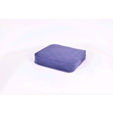 Mobile pillow-bundle, size 50 × 50 cm, blueberry, velor