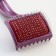 Brush - a packer soft with drops, increased number of teeth, base 68x48 mm, burgundy