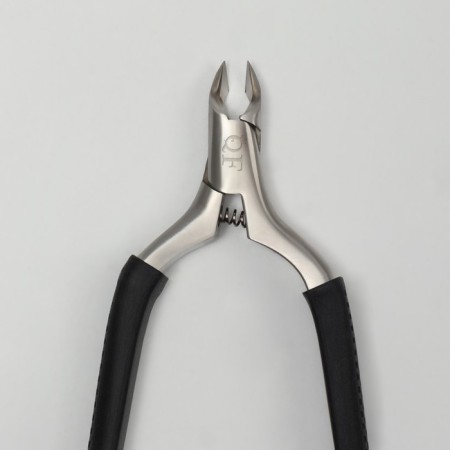 Pedicure nippers "Premium", hidden spring, 11.5 cm, blade length - 6 mm, silver/black color-5