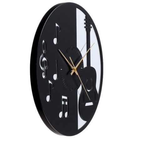 Watch Wall Interior "Guitar", silent, D-40 cm, with a mirror-1