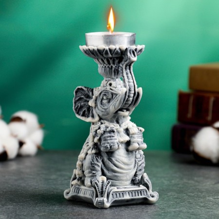 Подсвечник "Слониха" 12см