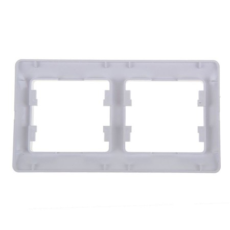 Frame Se Glossa, 2 posts, white, GSL000102-2
