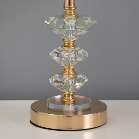Board lamp "Melita" E27 40W gold 26x26x46 cm Risalux-3