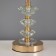 Board lamp "Melita" E27 40W gold 26x26x46 cm Risalux