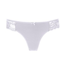 Panties female thongs, white color (Bianco), size 46 (m)