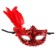 Carnival mask "Lady", with a pen, color mix