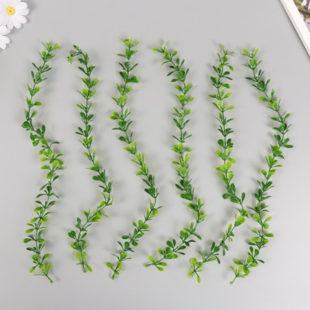 An artificial plant for creativity "Liana from eucalyptus leaves" set of 6 pcs 39 cm