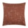 Pillowcase decorative Ethel "Classics", brown color, 43*43 cm, 100% p/e