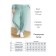 Female suit, size 56, light green color