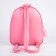 Baby backpack for girls made of artificial leather "Bunny", with a Plush pocket, 27x23 x 10 cm