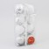 Set of balls plastic D-6 cm, 8 pcs "snowy forest" silver