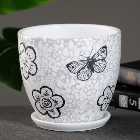 Flower pot "Winter Garden" No. 3 High oval 1.5l-1