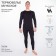 Thermal underwear (fufaika, pants) was formed, the color is black, size 52