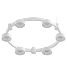 Techno Ring luminaire housing suspended for nozzles D85 Ambrella Light, Diy Spot, C9231, 6xgx53, Color White Sand
