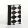 Women's wallet on the button, black color