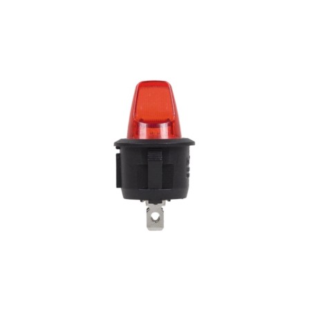 Round keyboard 250V 6A (3C) On-off Red Rexant-3