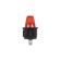 Round keyboard 250V 6A (3C) On-off Red Rexant