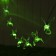 Garland “era” “thread” 3.8 m with nozzles “hummingbird”, IP44, dark thread, 10 LED, glow of multi, 1 mode, solar battery