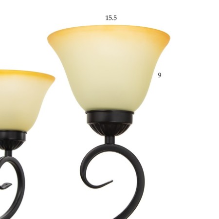 Chandelier 2711/6 E27 40W Black 75x75x51-81 cm Bayerlux-4
