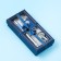 Gift set 3v1 (pen, nippers, blue flashlight) mix