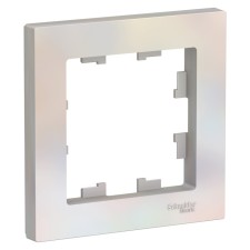 Frame SE AtlasDesign, 1 post, universal, pearls, Atn000401