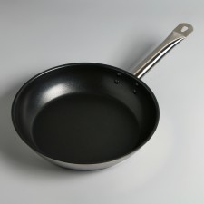 The frying pan “GOODOT”, D = 28 cm, the thickness of the case is 0.6 mm, the bottom is 3.5 mm, with the heat distribution layer, anti -stick coating, induction