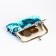 Wallet on the farmar, turquoise color/blue