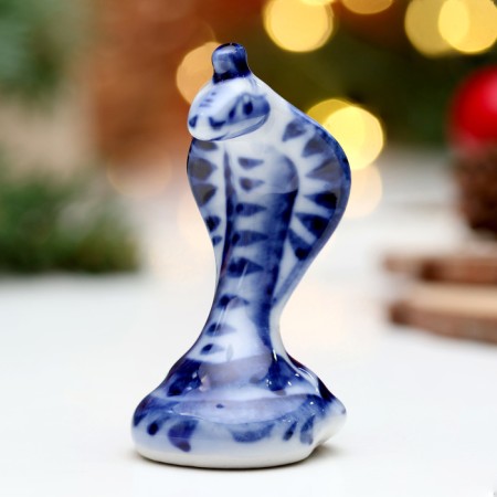 Souvenir "Snake of Cobra Little", Gzhel-1